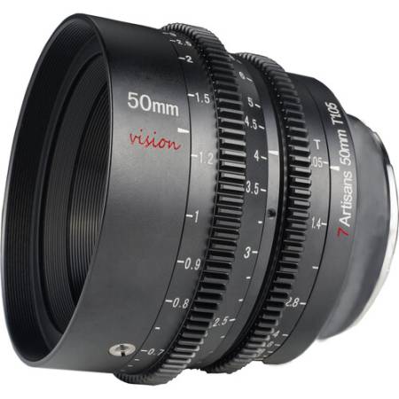 7Artisans Vision 50mm T1.05 Super35/APS-C - obiektyw stałoogniskowy
